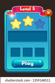 User interface GUI Mobile Game Assets for Reskin - Match 3