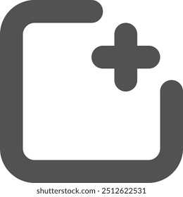 Benutzeroberflächensymbol fett umrissenes Format für Unternehmen