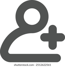 User interface icon bold outline style for business
