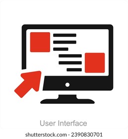 User Interface and user icon concept
