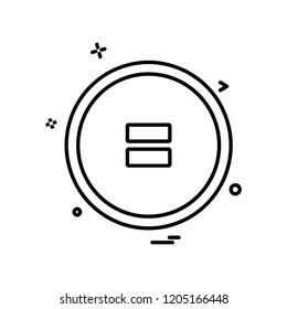 User Interface icon design vector