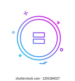 User Interface icon design vector