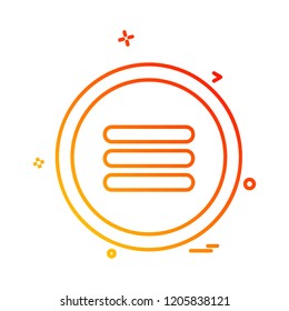 User Interface icon design vector