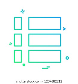 User Interface icon design vector