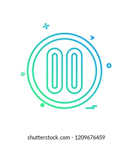 User Interface icon design vector