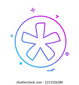 User Interface icon design vector