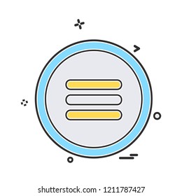 User Interface icon design vector