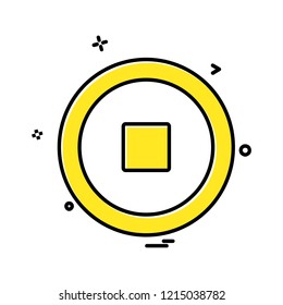 User Interface icon design vector