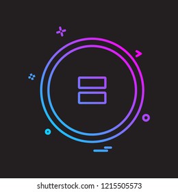 User Interface icon design vector
