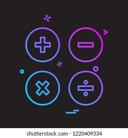 User Interface icon design vector