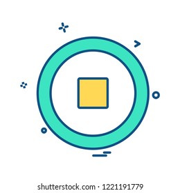User Interface icon design vector