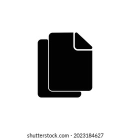 User Interface Icon. Glyph Icon Style. Basic Icon. Duplicate File Icon