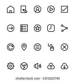 User Interface Icon Outline