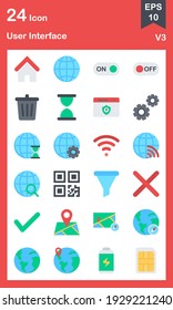 
The user interface icon pack vector illustration, design is suitable for icons, logos, illustrations, stickers, books, covers, etc.