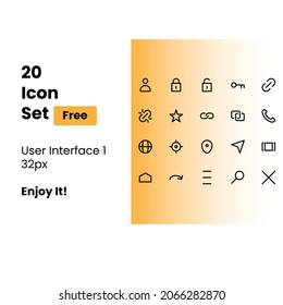 User Interface Icon Set 1