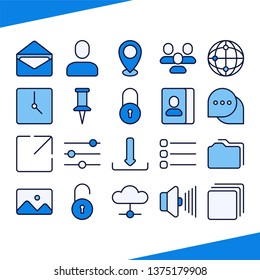 User interface icon set