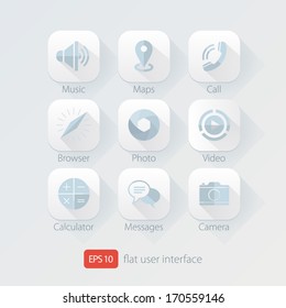 User interface icon set