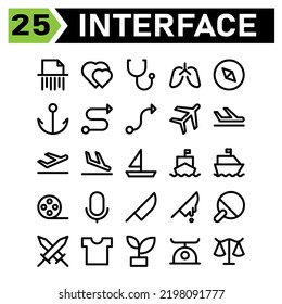 User Interface Icon Set Include File, Shred, Pepper, Delete, User Interface, Love, Hearts, Heart, Wedding, Stethoscope, Medical, Healthcare, Doctor, Lungs, Anatomy, Phenomenology, Organ, Compass