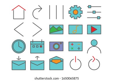 User interface icon set , vector icon