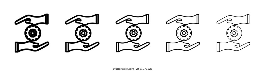 User interface icon Symbol mark in Outline style