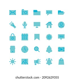 User Interface icons in for any purposes. Perfect for website mobile app presentations and any other projects. Suitable for any user interface and user experience.