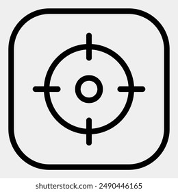 Benutzeroberflächensymbole mit Liniendesign, Liniensymbole. UI-Vektorillustration mit einfachem Design isoliert auf weißem Hintergrund
