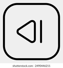 user interface icons with line design, line icons. UI vector illustration with simple design isolated on white background