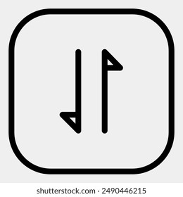 iconos de interfaz de usuario con diseño de línea, iconos de línea. ILUSTRACIÓN VECTORIAL de interfaz de usuario con diseño simple aislado sobre fondo blanco