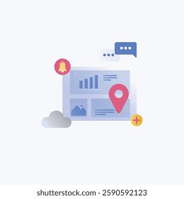 User Interface Illustration for design needs, Landing Pages, Animation, Apps, Presentations, Content Creator and other Promotions