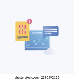 User Interface Illustration for design needs, Landing Pages, Animation, Apps, Presentations, Content Creator and other Promotions