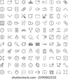 User Interface illustration with isolated background