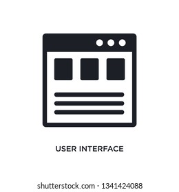 user interface isolated icon. simple element illustration from technology concept icons. user interface editable logo sign symbol design on white background. can be use for web and mobile