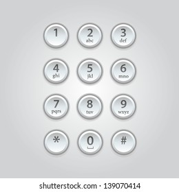 User interface  keypad for phone