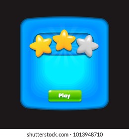 User Interface - Level Completed Screen - Mobile Game Graphic Assets