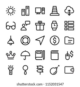 
User Interface Line Icons Collection 

