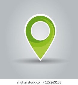 User interface map marker