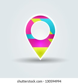 User interface map marker