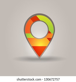 User interface map marker