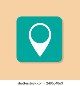 User interface map marker