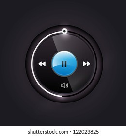 User interface media player