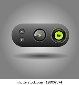 User interface media player