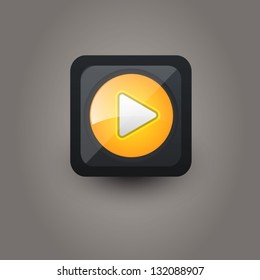 User interface media player icon
