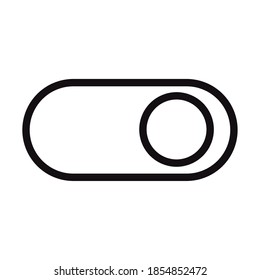 user interface navigation button slider linear style vector illustration