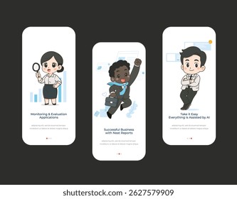 user interface for the onboarding of business applications