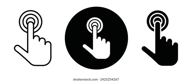 User interface outline icon collection or set. User interface Thin vector line art