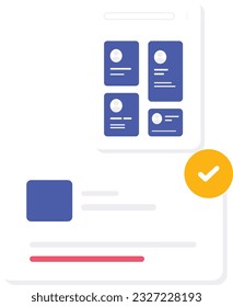 User Interface Page Icon Illustration
