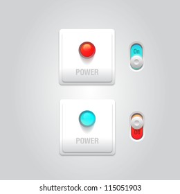 User interface power sliders