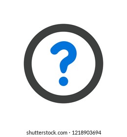 User Interface Question Mark Icon
