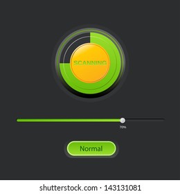 User interface scanning element