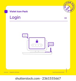 User Interface Sign Vector, Violet Icon Pack By Yak